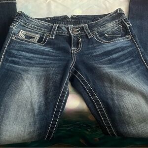 Vigoss Women's Dark Blue Skinny Jeans